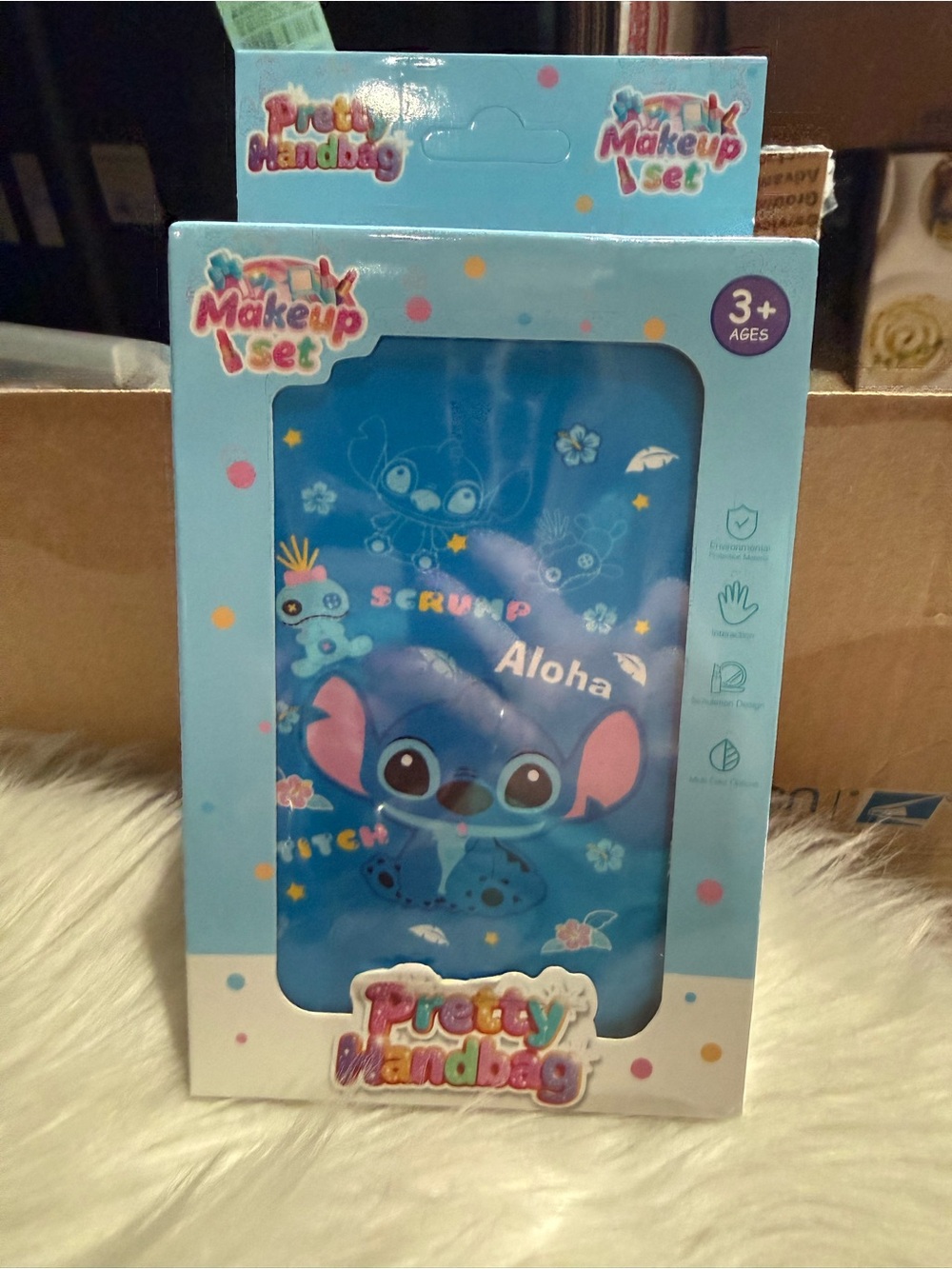 Kids Makeup Set - Blue Stitch Aloha Design